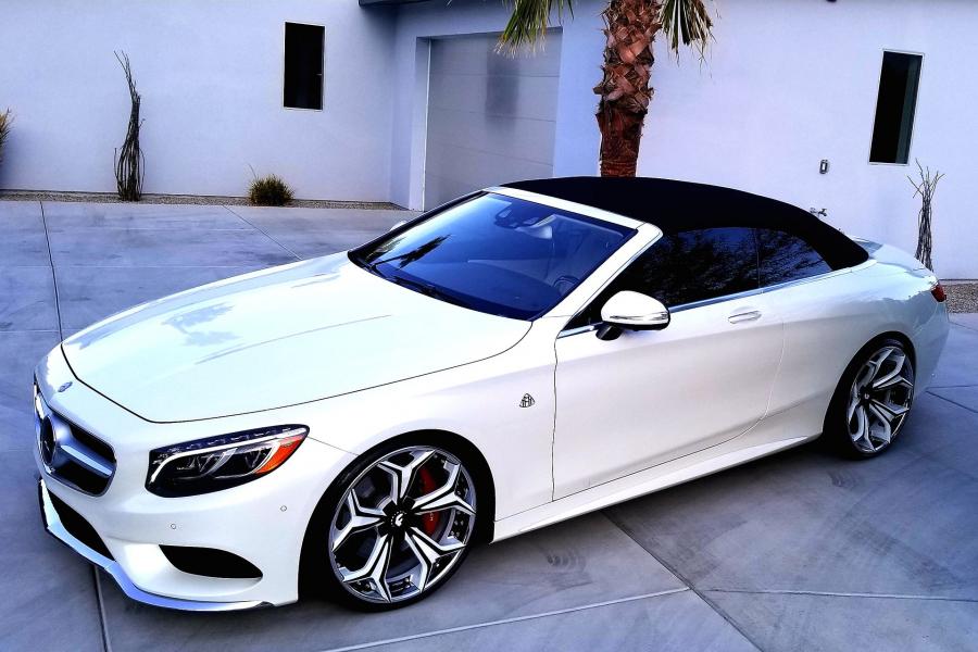  Mercedes-Benz S560 Cabriolet on Forgiato Wheels (F2.09) 2019 года  (фото 1 из 3)